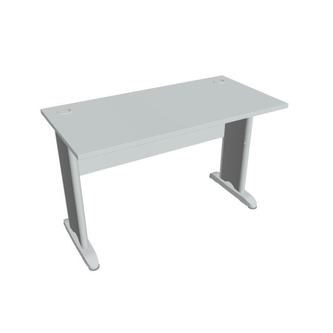 [ON412172] Schreibtisch Cross, 120 x 75,5 x 60 cm, grau/metall