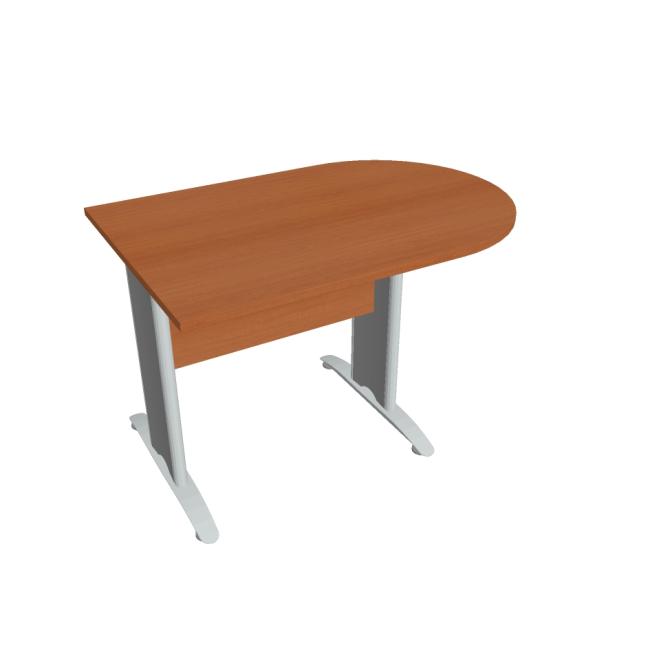 [ON412252] Beistelltisch Cross, 120 x 75,5 x 80 cm, Kirsche/Metall