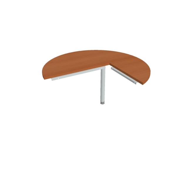 [ON412352] Beistelltisch Cross, links, 120 x 75,5 x (80 x 60) cm, Kirsche/Metall