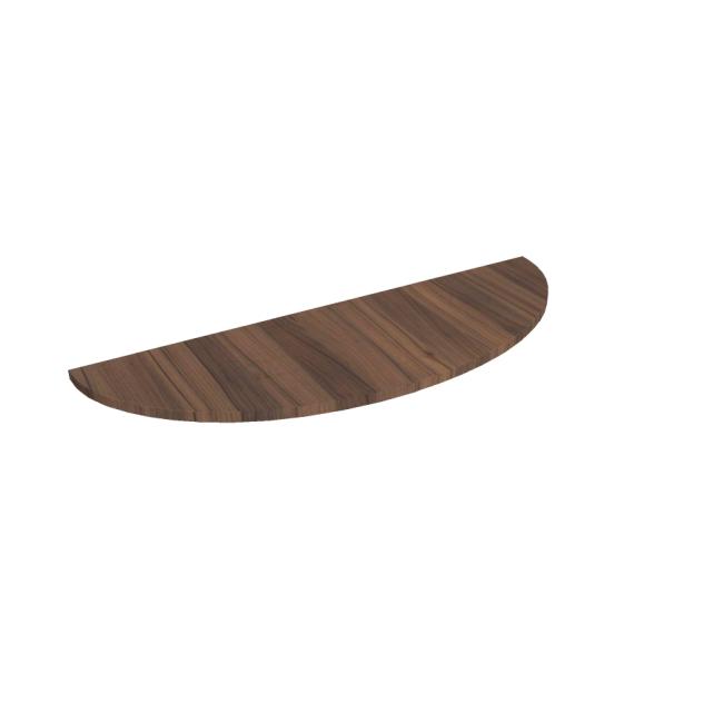 [ON412570] Beistelltisch Cross, 120 x 75,5 x 40 cm, Nussbaum