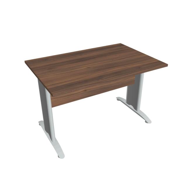 [ON412662] Besprechungstisch Cross, 120 x 75,5 x 80 cm, Nussbaum/Metall