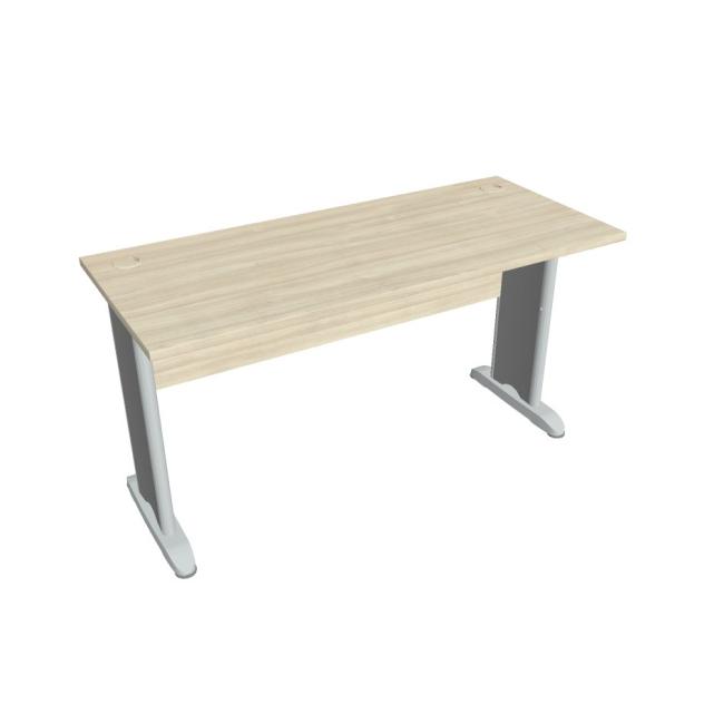 [ON414112] Schreibtisch Cross, 140 x 75,5 x 60 cm, Akazie/Metall