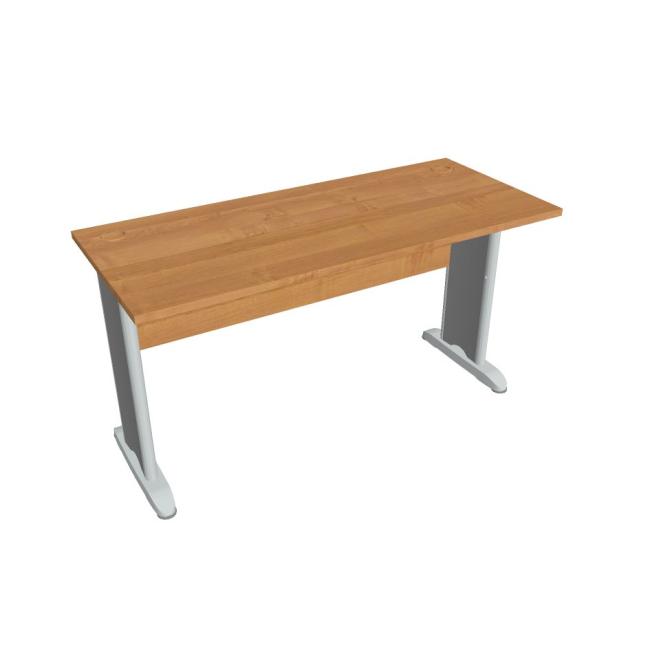 [ON414132] Schreibtisch Cross, 140 x 75,5 x 60 cm, Erle/Metall
