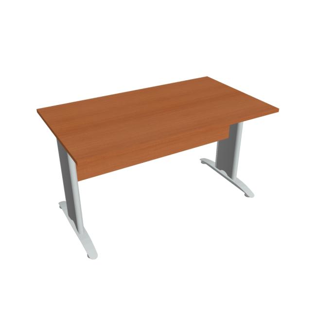 [ON414252] Besprechungstisch Cross, 140 x 75,5 x 80 cm, Kirsche/Metall