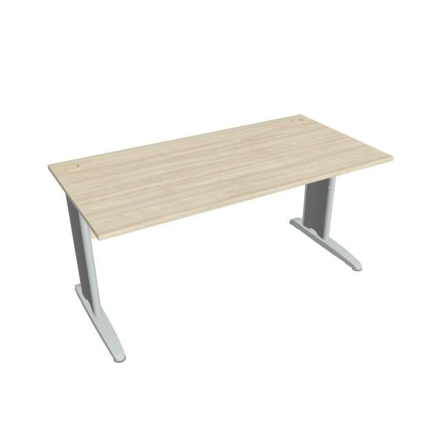 [ON416012] Schreibtisch Cross, 160 x 75,5 x 80 cm, Akazie/Metall