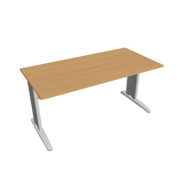 [ON416022] Schreibtisch Cross, 160 x 75,5 x 80 cm, Buche/Metall