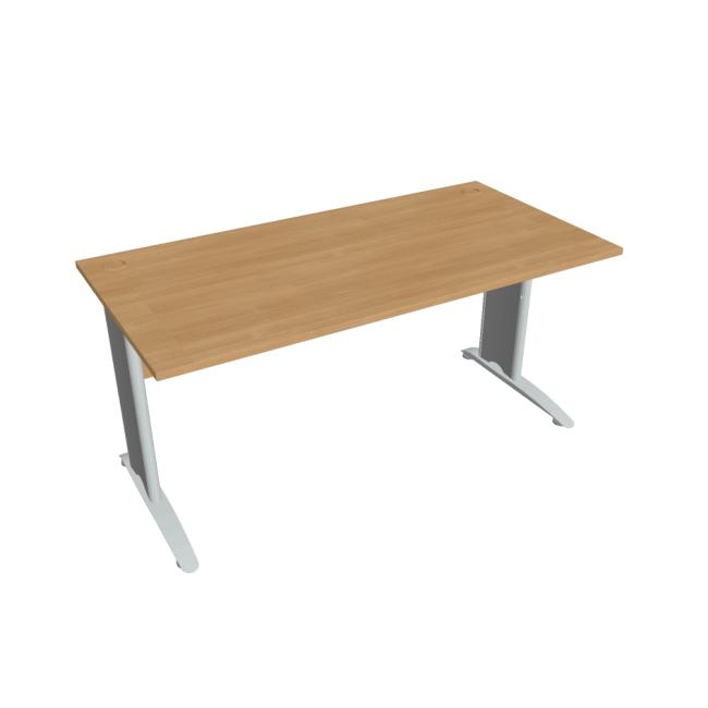 [ON416041] Schreibtisch Cross, 160 x 75,5 x 80 cm, Eiche/Metall