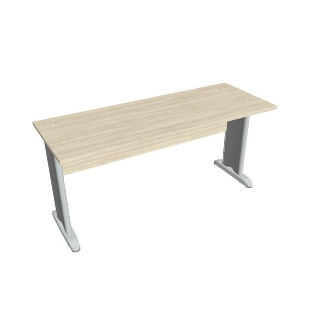 [ON416112] Schreibtisch Cross, 160 x 75,5 x 60 cm, Akazie/Metall