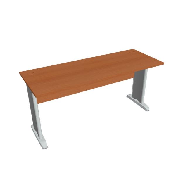 [ON416152] Schreibtisch Cross, 160 x 75,5 x 60 cm, Kirsche/Metall