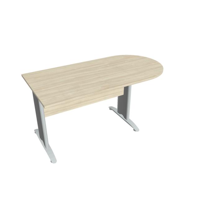 Beistelltisch Cross, 160 x 75,5 x 80 cm, Akazie/Metall