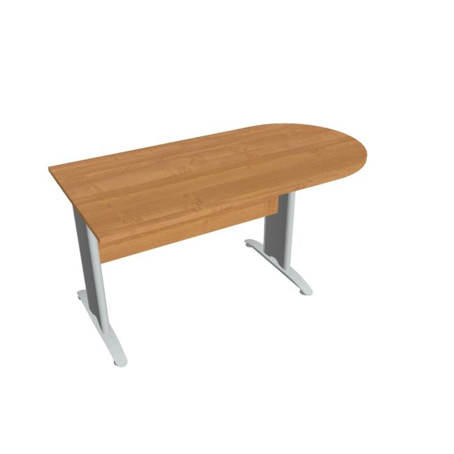 [ON416632] Kreuzförmiger Beistelltisch, 160 x 75,5 x 80 cm, Erle/Metall