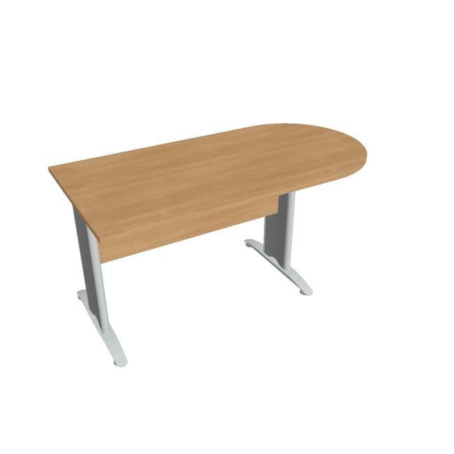 [ON416642] Beistelltisch Cross, 160 x 75,5 x 80 cm, Eiche/Metall