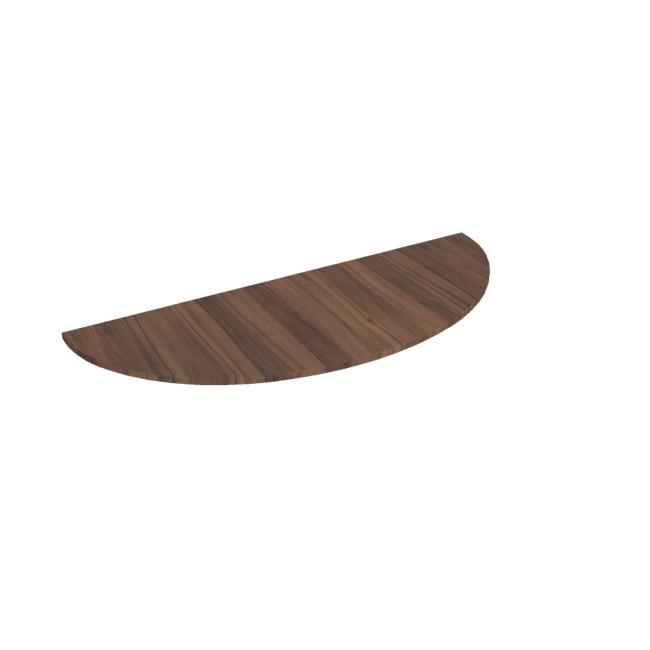 [ON416770] Beistelltisch Cross, 160 x 75,5 x 60 cm, Nussbaum
