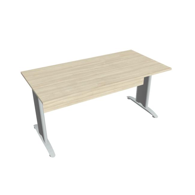 [ON416812] Kreuzförmiger Konferenztisch, 160 x 75,5 x 80 cm, Akazie/Metall