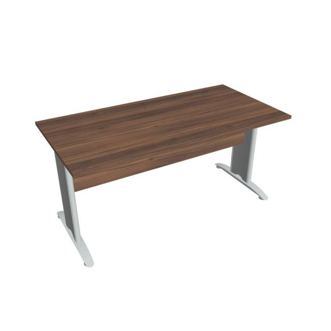 [ON416862] Besprechungstisch Cross, 160 x 75,5 x 80 cm, Nussbaum/Metall