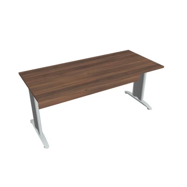 Besprechungstisch Cross, 180 x 75,5 x 80 cm, Nussbaum/Metall