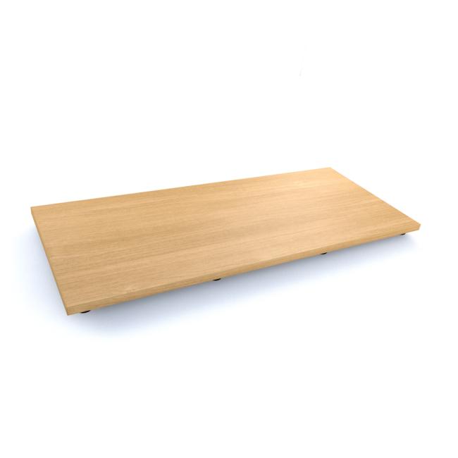 Nivellierboden für 3 OP-Aktenschränke, 124,8 x 64 cm, Eiche