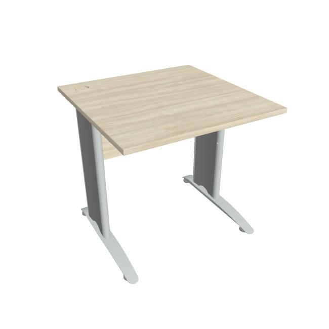 [ON480012] Schreibtisch Cross, 80 x 75,5 x 80 cm, Akazie/Metall