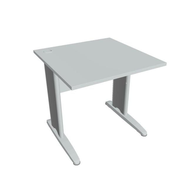 [ON480072] Schreibtisch Cross, 80 x 75,5 x 80 cm, grau/metall