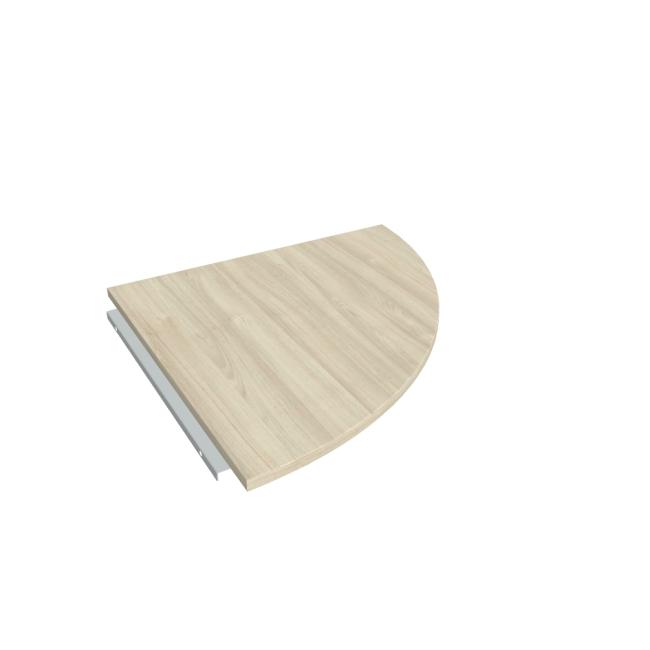 Kreuzförmiger Beistelltisch, rechts, 80x80 cm, Akazie