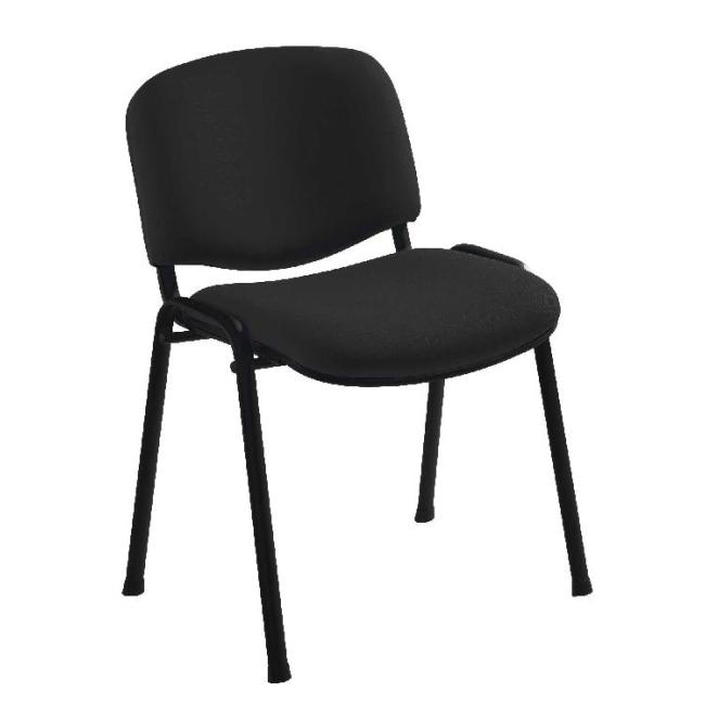 Taurus TN D2 Konferenzstuhl, schwarz - schwarzes Gestell