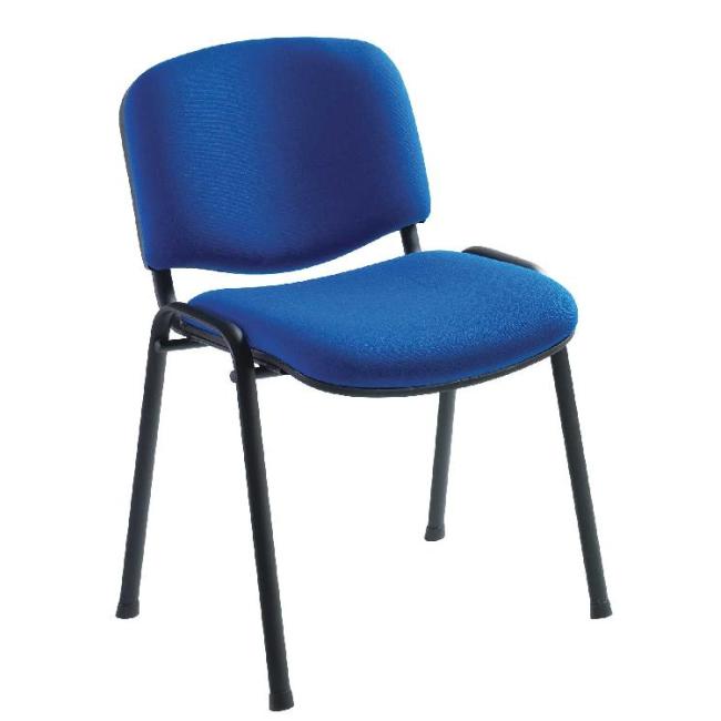 Taurus TN blauer D4 Konferenzstuhl – schwarzes Gestell