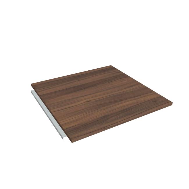 Beistelltisch Cross, 80x80 cm, Nussbaum