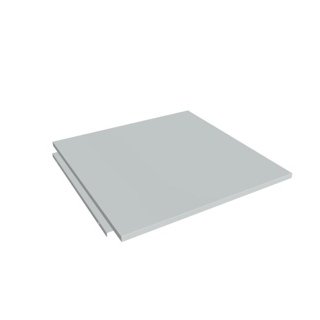 Beistelltisch Cross, 80x80 cm, grau