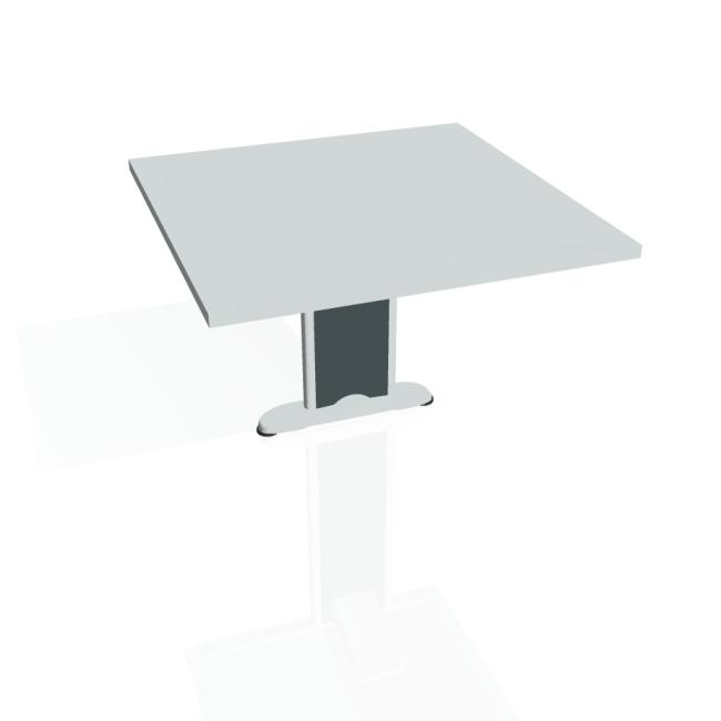 [ON480672] Beistelltisch Cross, 80 x 75,5 x 80 cm, grau/metall