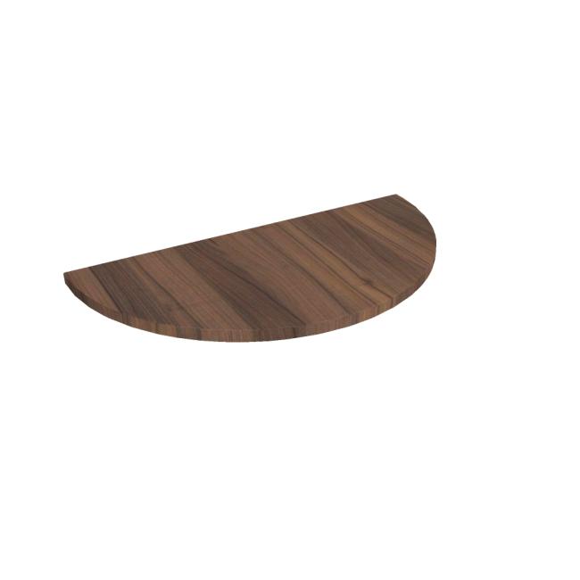 [ON480770] Beistelltisch Cross, 80 x 75,5 x 40 cm, Nussbaum