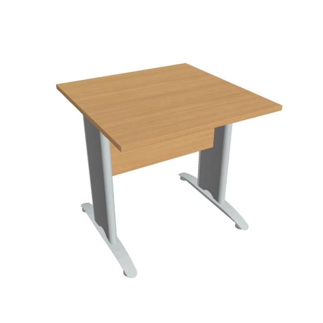 Besprechungstisch Cross, 80 x 75,5 x 80 cm, Buche/Metall