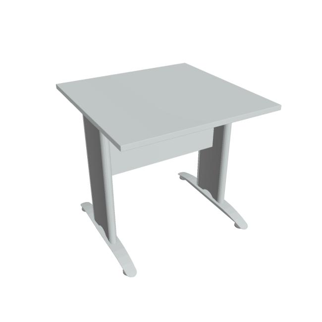 [ON480872] Besprechungstisch Cross, 80 x 75,5 x 80 cm, grau/metall