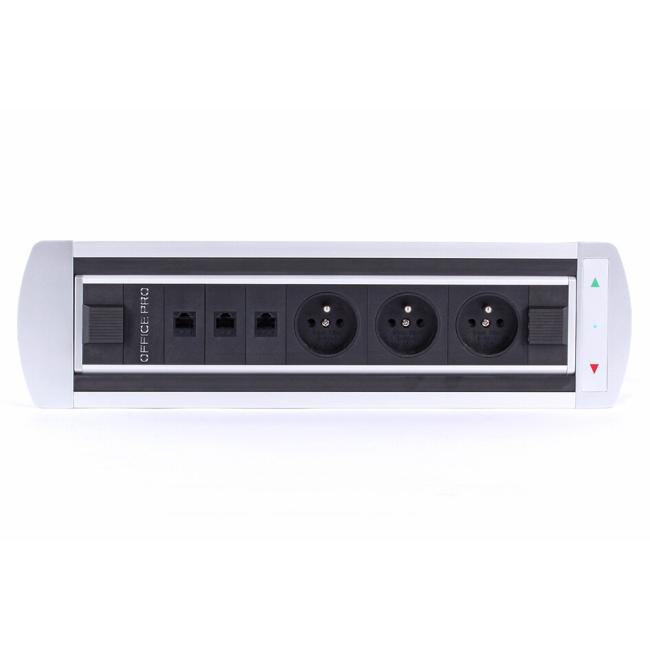Elektrisches Drehpanel Vault 002, silber