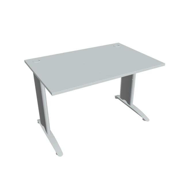 Flex-Schreibtisch, 120 x 75,5 x 80 cm, grau/metall