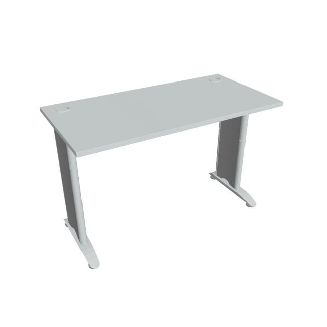Flex-Schreibtisch, 120 x 75,5 x 60 cm, grau/metall