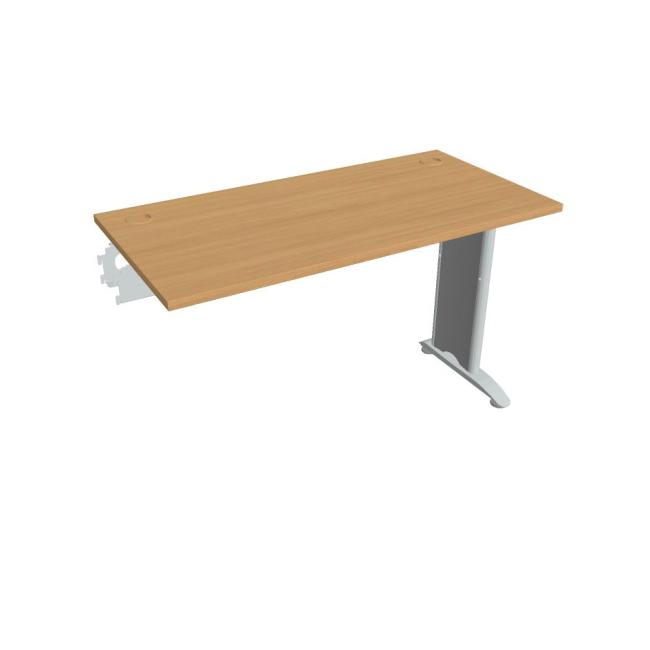 Flexibler Schreibtisch, 120 x 75,5 x 60 cm, Buche/Metall