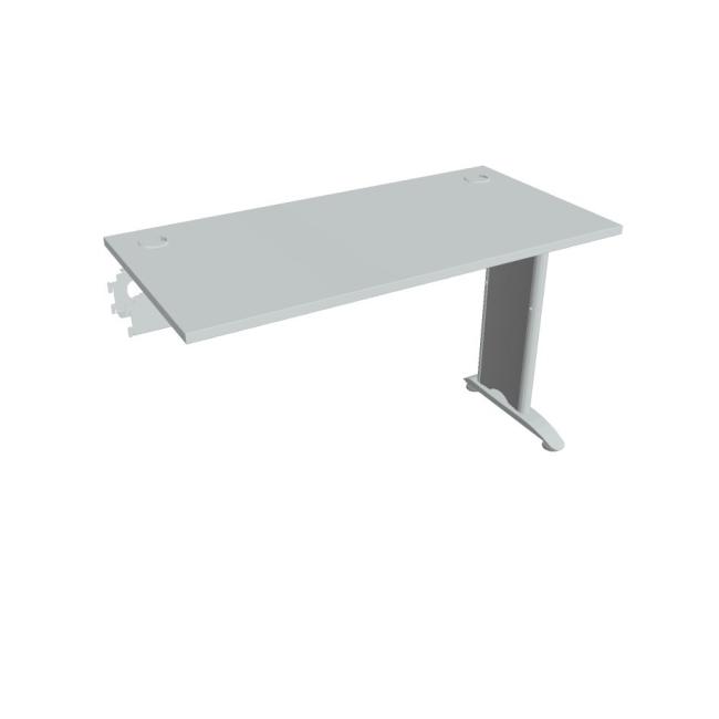 Flex-Schreibtisch, 120 x 75,5 x 60 cm, grau/metall