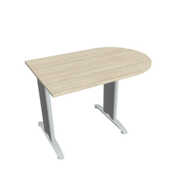 Flex Beistelltisch, 120 x 75,5 x 80 cm, Akazie/Metall