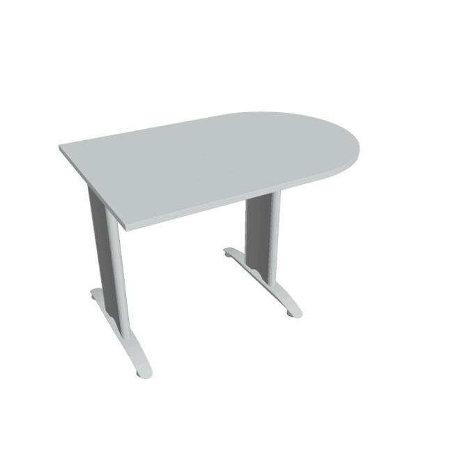 Flex Beistelltisch, 120 x 75,5 x 80 cm, grau/metall