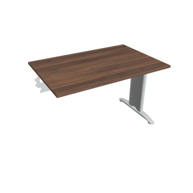 [ON512962] Flex-Konferenztisch, 120 x 75,5 x 80 cm, Nussbaum/Metall