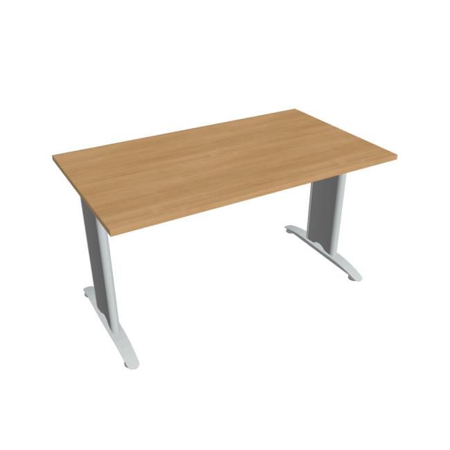 [ON514042] Flex-Konferenztisch, 140 x 75,5 x 80 cm, Eiche/Metall