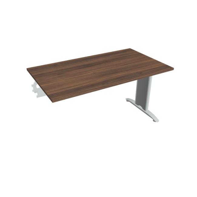 Flex-Konferenztisch, 140 x 75,5 x 80 cm, Nussbaum/Metall