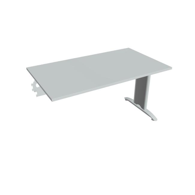 Flex-Konferenztisch, 140 x 75,5 x 80 cm, grau/metall