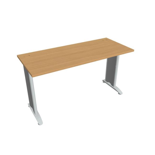 [ON514222] Flexibler Schreibtisch, 140 x 75,5 x 60 cm, Buche/Metall