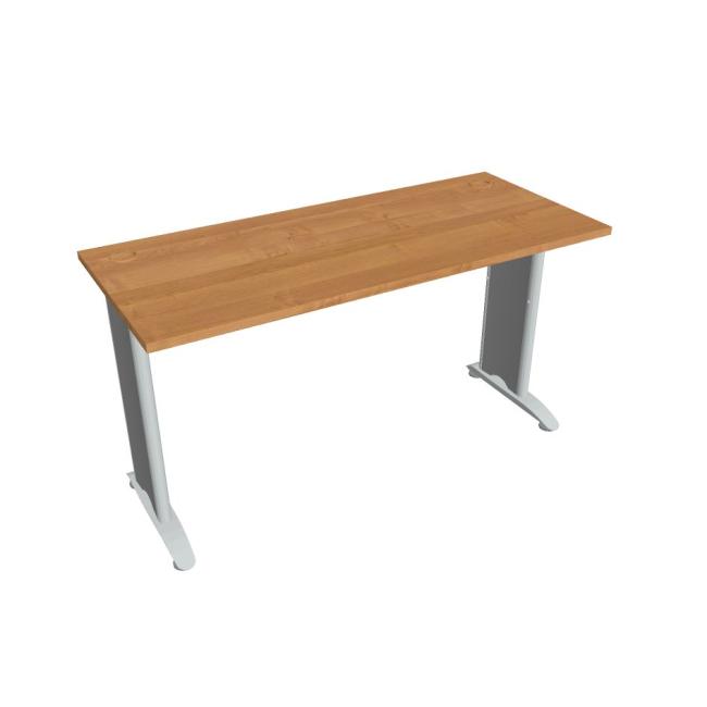 Flex-Schreibtisch, 140 x 75,5 x 60 cm, Erle/Metall