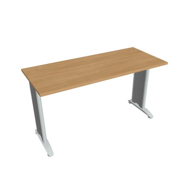 Flex-Schreibtisch, 140 x 75,5 x 60 cm, Eiche/Metall