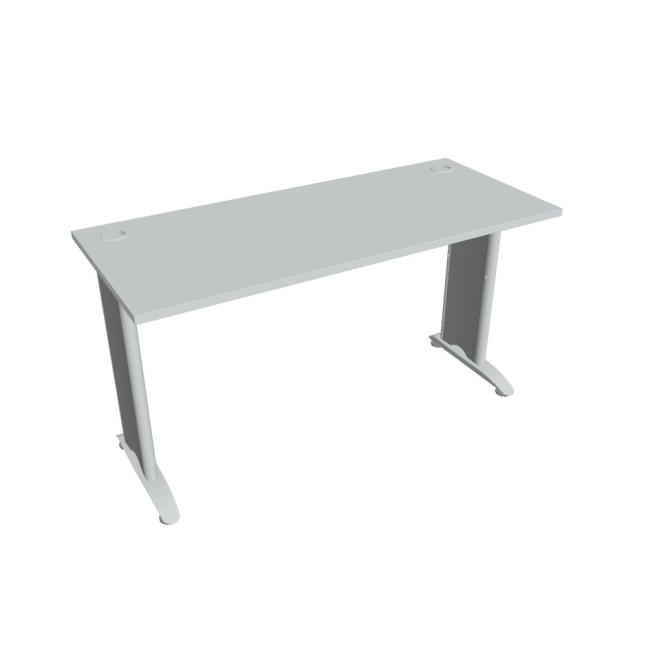 Flex-Schreibtisch, 140 x 75,5 x 60 cm, grau/metall
