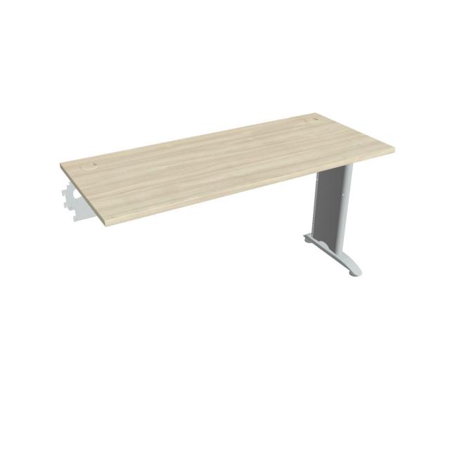 Flex-Schreibtisch, 140 x 75,5 x 60 cm, Akazie/Metall