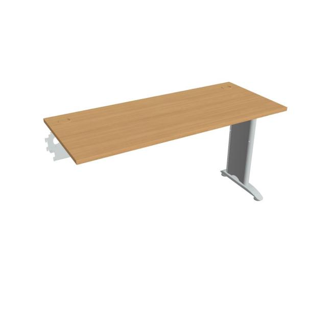 Flexibler Schreibtisch, 140 x 75,5 x 60 cm, Buche/Metall