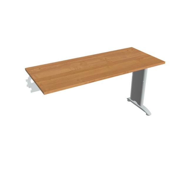 Flex-Schreibtisch, 140 x 75,5 x 60 cm, Erle/Metall